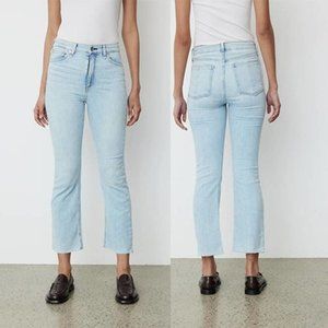 Rag & Bone Nina High Rise Ankle Flare Denim Jeans Jade Women's Size: 27 NWT